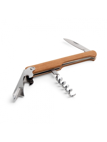 Cavatappi personalizzati legno Carin con coltellino