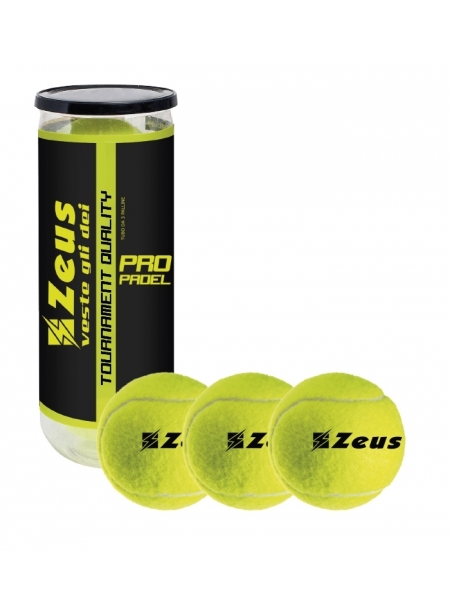 Palline da Padel Pro in set da 3 pezzi ZEUS
