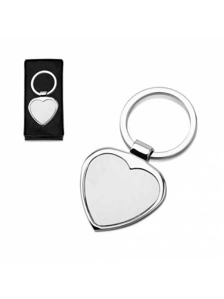 Portachiavi personalizzati in metallo Amor