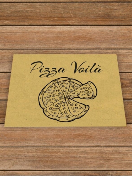 Tovagliette in carta paglia riciclata personalizzate 40x30 cm