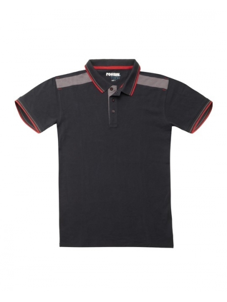 Polo da lavoro manica corta personalizzata Rossini Tech UltraFlex