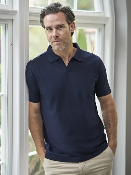 Polo a maniche corte da uomo personalizzabile con logo o design