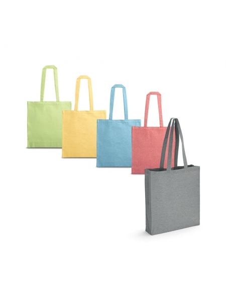 Shopper personalizzate in cotone riciclato Maracay 38x41x11 cm