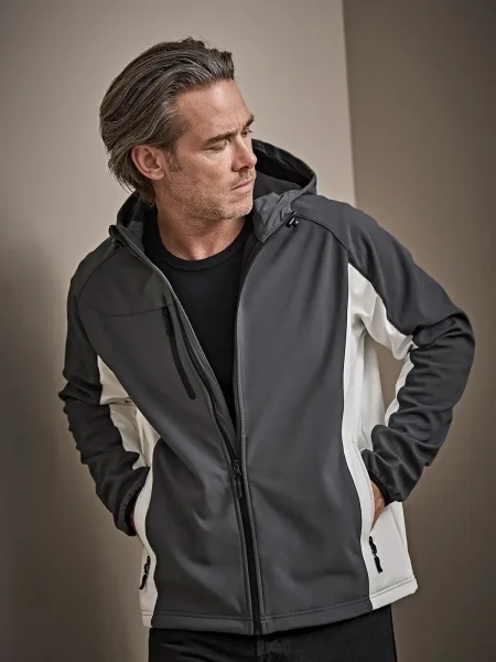 Softshell uomo personalizzabile Tee Jays Hooded Lightweight Performance