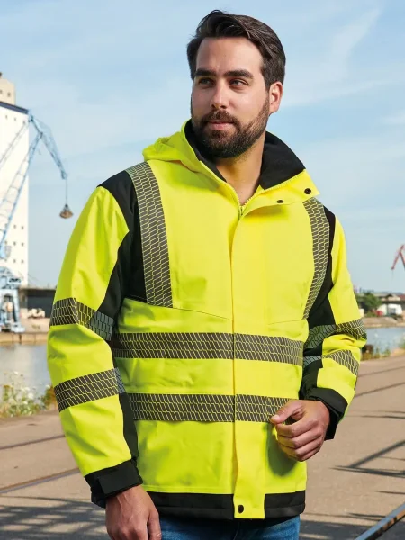 Softshell alta visibilità personalizzabile Korntex