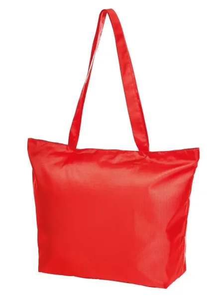 Shopper pieghevole con cerniera personalizzata Halfar Store