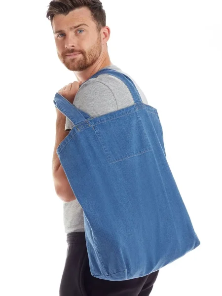 Shopper in cotone organico personalizzata Mantis Denim Shopper