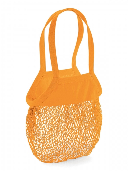 Shopper personalizzate in cotone organico Mesh Grocery Bag 38x41 cm
