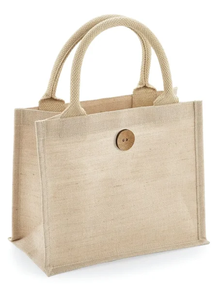 Shopper personalizzate in juta e cotone Juco 26x22x14 cm