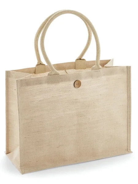 Shopper personalizzate in juta e cotone Juco 42x33x19 cm