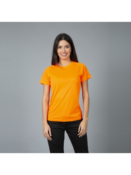 T shirt personalizzate in poliestere Montevideo Lady