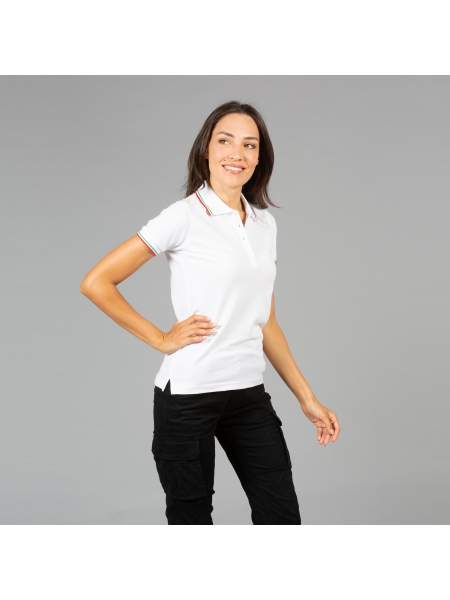 Polo manica corta donna Aosta Lady in cotone