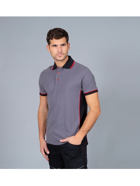 Polo con logo personalizzato da uomo Duban