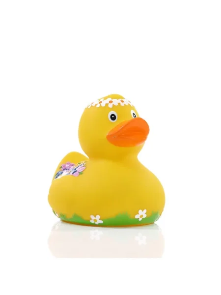 Paperella galleggiante con disegno floreale Squeaky Duck