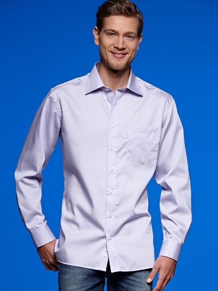 Camicia Easy Iron per uomo personalizzata James & Nicholson Men's Business Shirt Long-Sleeved