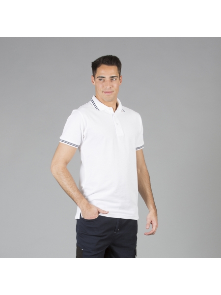 Polo cotone piqué per uomo da personalizzare