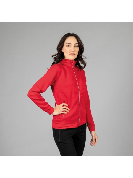 Felpa con zip lunga Atlanta Lady