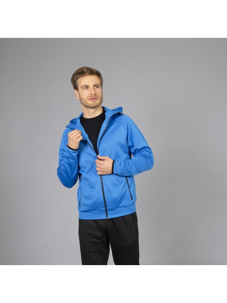Felpa con zip e cappuccio personalizzata James Ross