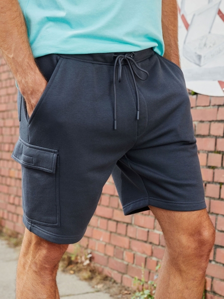 Pantaloncini felpa uomo personalizzati James & Nicholson Lounge Shorts