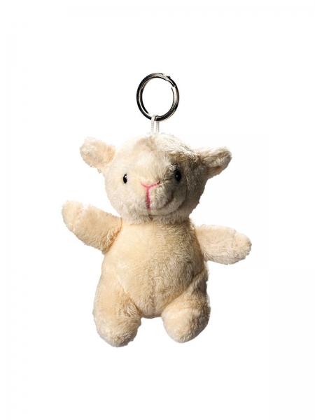 Portachiavi di peluche pecora