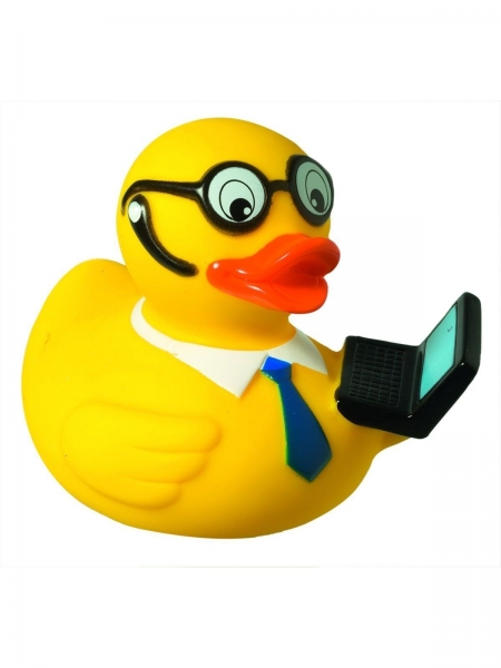 Paperelle galleggianti Squeaky duck, laptop