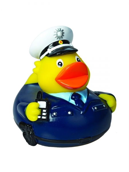 Paperelle galleggianti Squeaky duck policeman