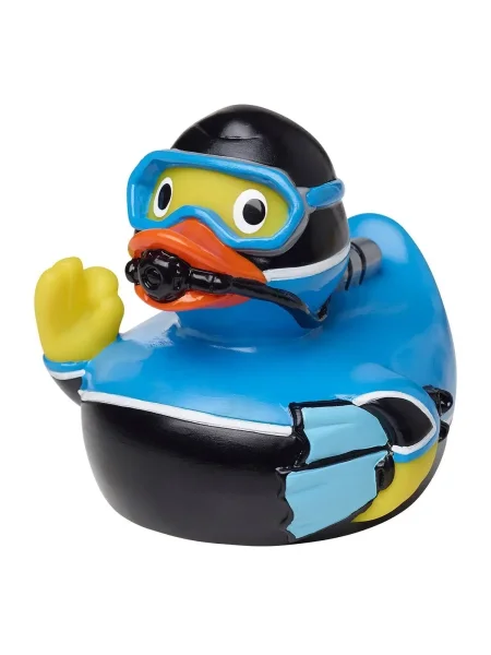 Paperelle da bagno galleggianti Squeaky duck Diver