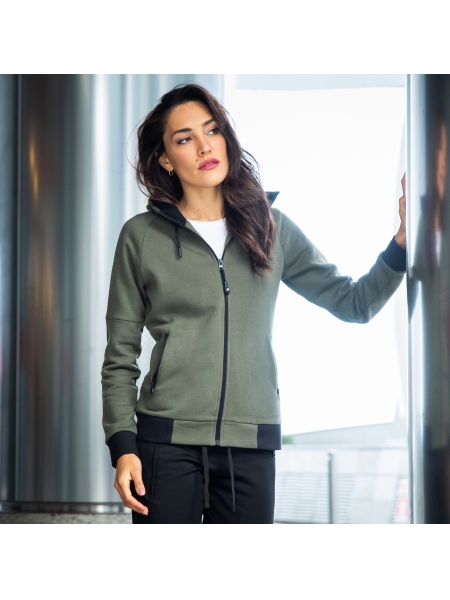 Felpe con cappuccio donna personalizzate Cleveland Lady