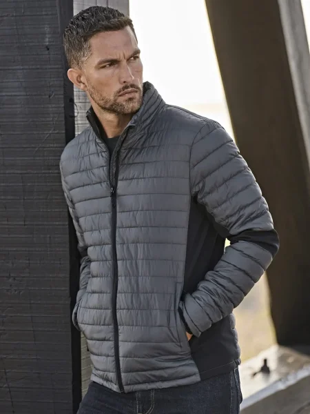 Giubbino trapuntato leggero uomo personalizzabile Tee Jays Crossover Jacket