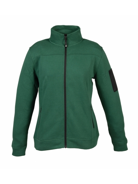 Felpa con zip lunga da donna Giacarta
