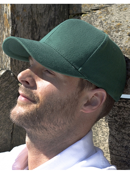 Cappellino baseball 6 pannelli personalizzato Result Headwear Heavy Brushed Cotton Pro-Style