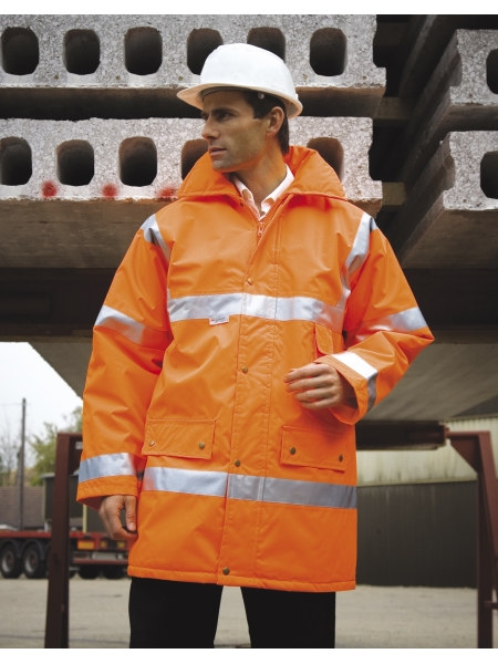 Giubbino alta visibilità personalizzata Result Safe-Guard Safety Jacket