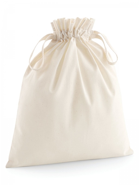 Sacchetti Organic Cotton Draw Cord Bag