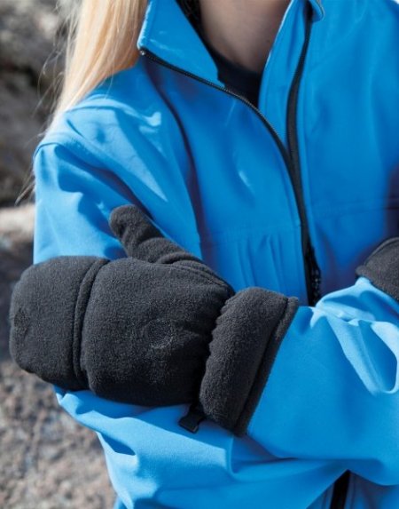 Guanti in pile personalizzabili Result Winter Essentials Palmgrip Glove-Mitt