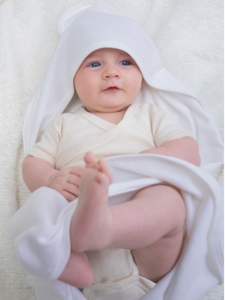Accapatoio Baby Organic Hooded Blanket