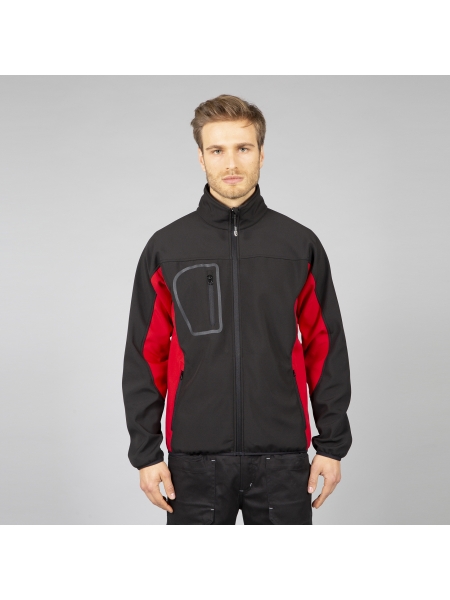 Giacca softshell uomo impermeabile personalizzabile Calgary