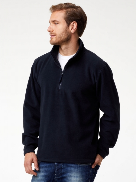 Pile con logo personalizzato da uomo Fleece Half Zip