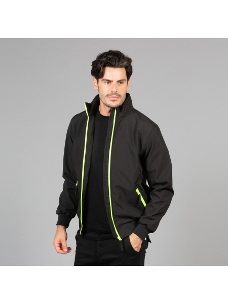 Giubbino softshell da uomo personalizzato Lugano