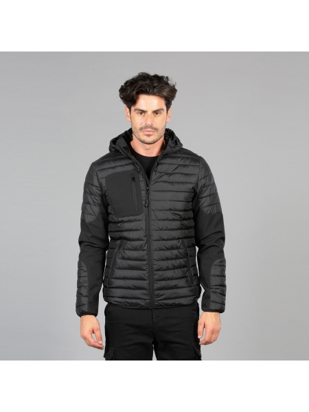 Giubbotto impermeabile uomo con cappuccio Duisburg