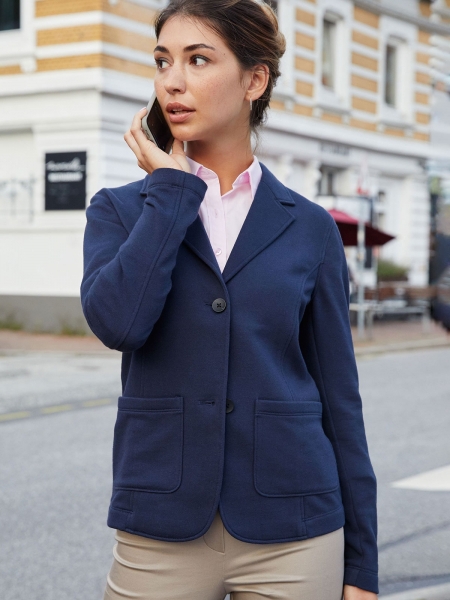 Giacca da donna personalizzata James & Nicholson Ladies Business Blazer