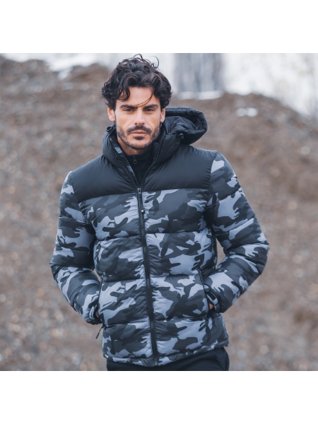 Giacca a vento imbottita uomo personalizzata Siberia Man