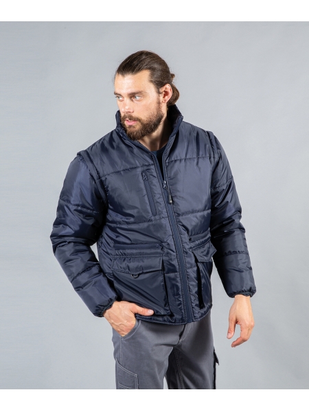 Giubbotto maniche staccabili da lavoro personalizzato James Ross Collection Varsavia