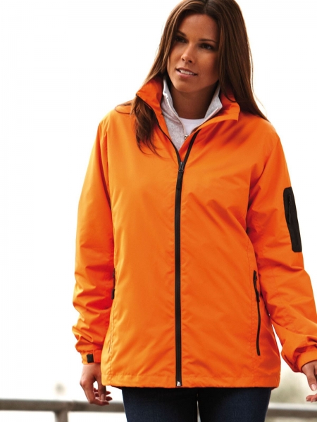 Giacca impermeabile donna personalizzata James & Nicholson Windbreaker