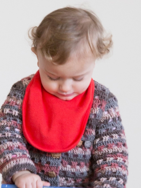 Bavaglino personalizzabile bambino in cotone Baby Bib - The Cotton Factory