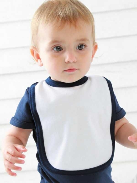 Bavaglio neonato personalizzato BabyBugz Single Layer Bib