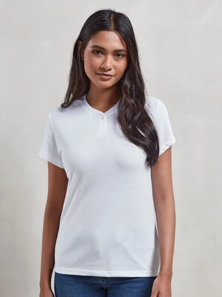 Maglie personalizzate donna in cotone e poliestere riciclati