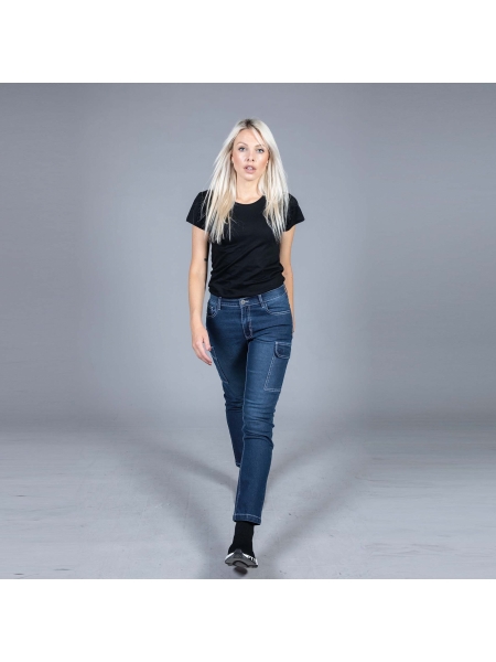 Pantalone jeans multitasche Denver Lady