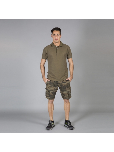 Pantaloncini felpa uomo multitasche personalizzati Cairo