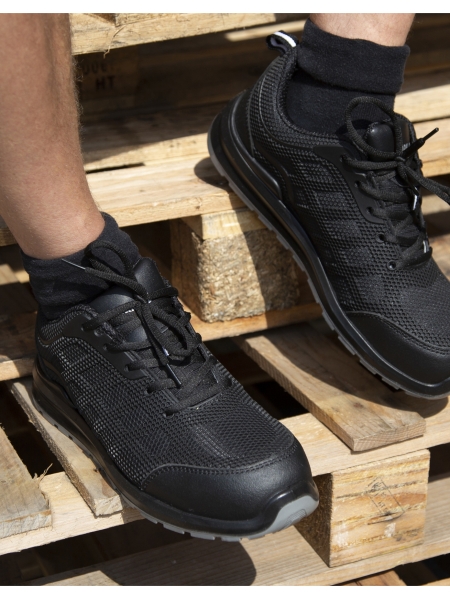 Scarpe antinfortunio Safe Trainer All Black 37-46 - Result WORK-GUARD