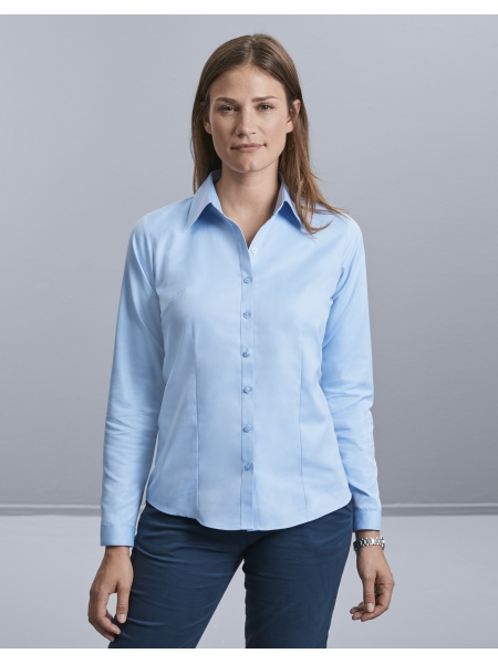 Camicia donna Elegance Long Sleeve - RUSSELL COLLECTION